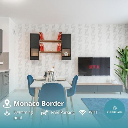 Ferienwohnung Frontiere Monaco, Terrasse Vue Mer, Tour Odeon - Ap Beausoleil Exterior foto