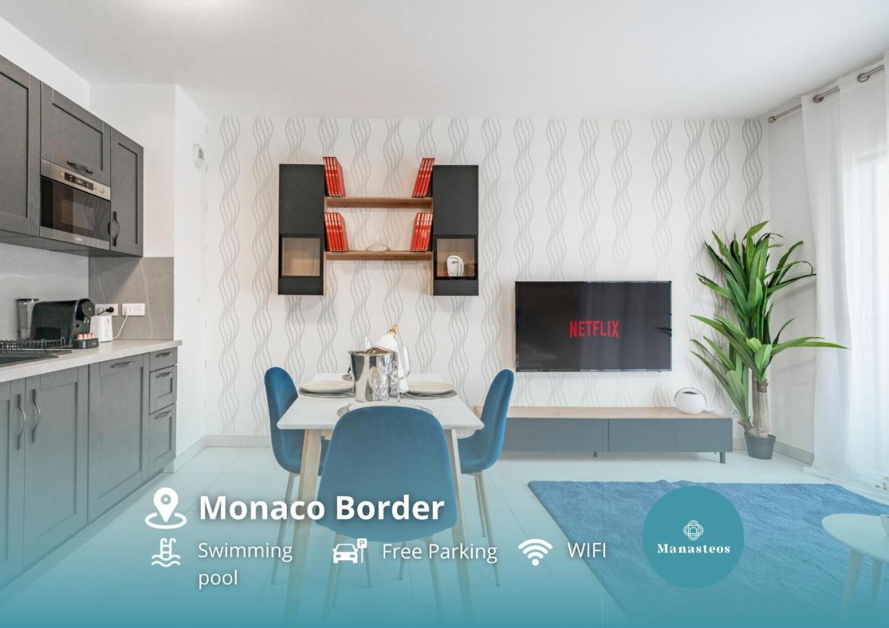 Ferienwohnung Frontiere Monaco, Terrasse Vue Mer, Tour Odeon - Ap Beausoleil Exterior foto